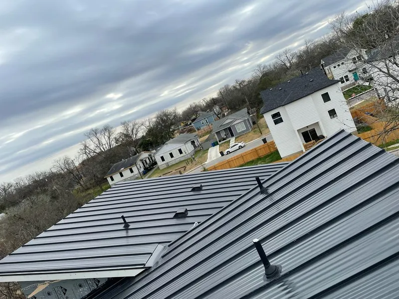 Standing seam metal roof panels with vents for Skylight Repair in Lake Magdalene